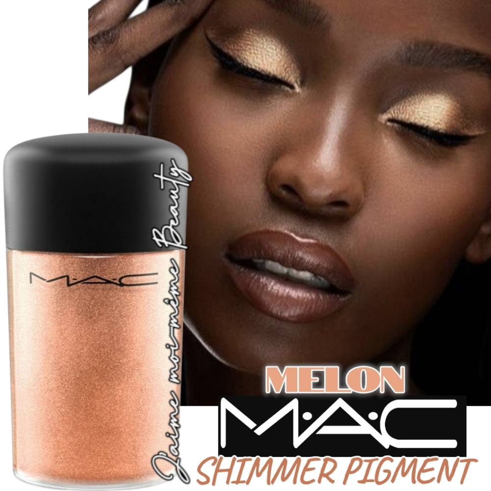 MAC Cosmetics Melon (Shimmering Peach) Pigment - Eyeshadow, Lips, Nails